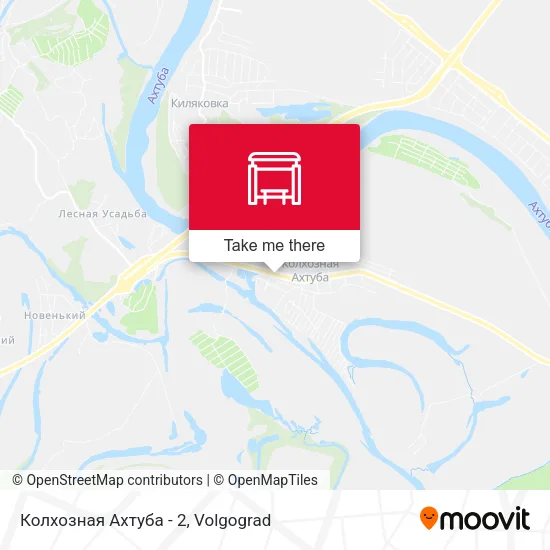 Колхозная Ахтуба - 2 map