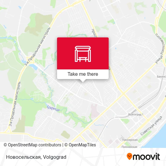 Новосельская map