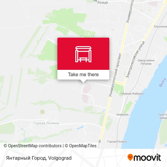 Янтарный Город map