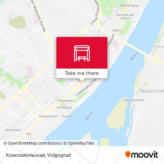 Комсомольская map
