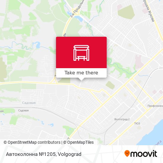 Автоколонна №1205 map