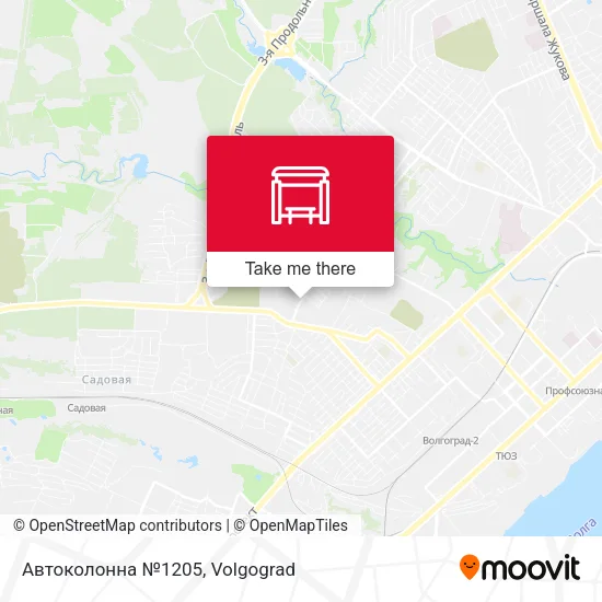 Автоколонна №1205 map