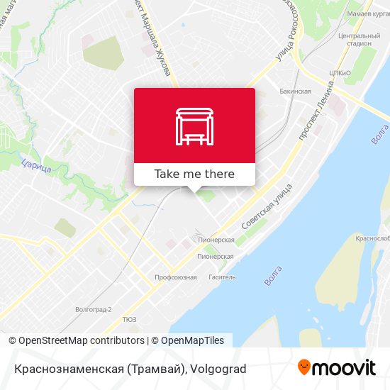 Краснознаменская (Трамвай) map