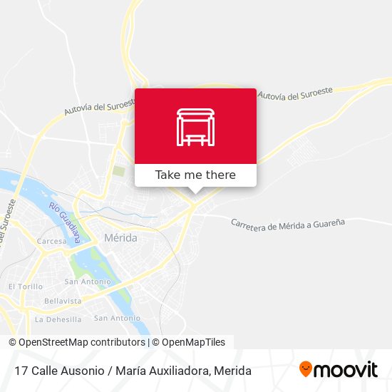 mapa 17 Calle Ausonio / María Auxiliadora