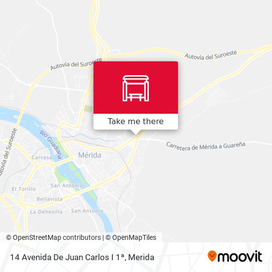 mapa 14 Avenida De Juan Carlos I 1ª