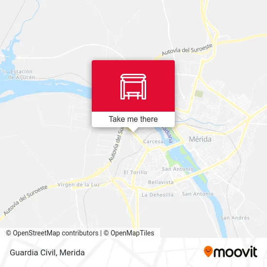 Guardia Civil map