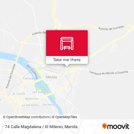 mapa 74 Calle Magdalena / III Milenio