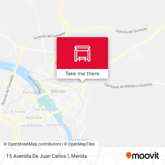 mapa 15 Avenida De Juan Carlos I