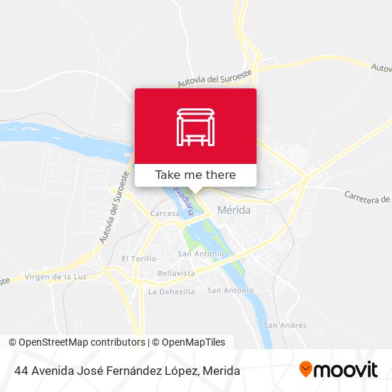 mapa 44 Avenida José Fernández López