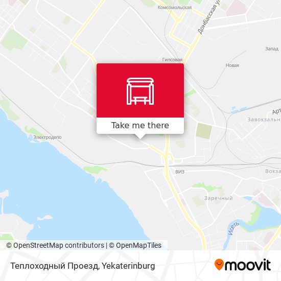 Теплоходный Проезд map