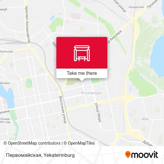 Первомайская map