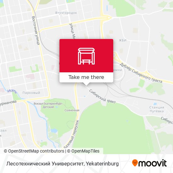 Лесотехнический Университет map