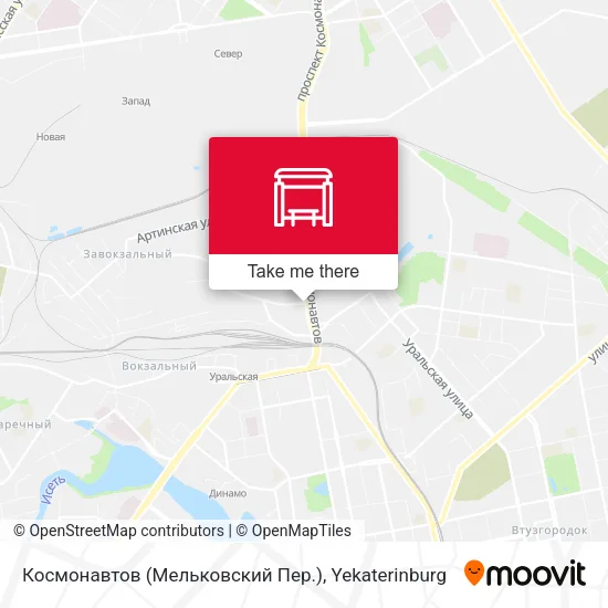 Космонавтов (Мельковский Пер.) map