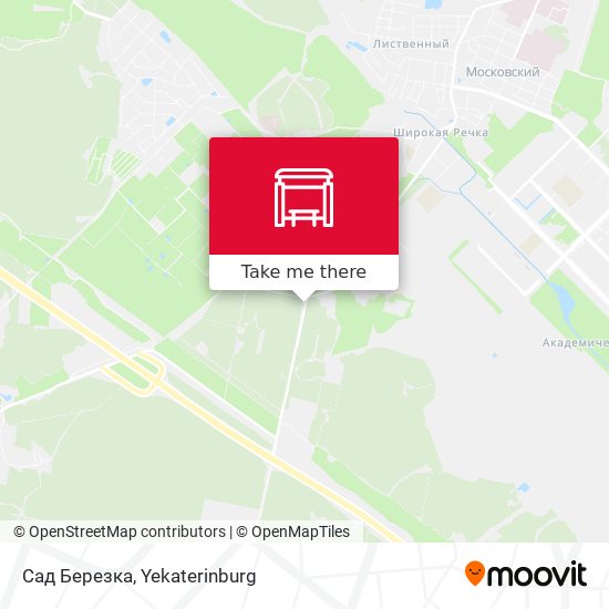 Сад Березка map
