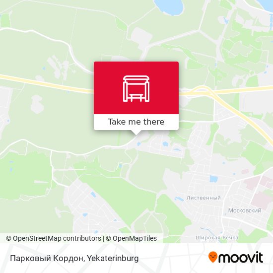 Парковый Кордон map