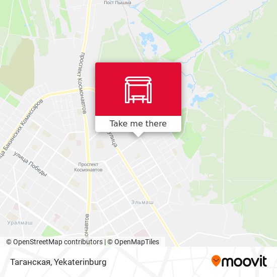 Таганская map