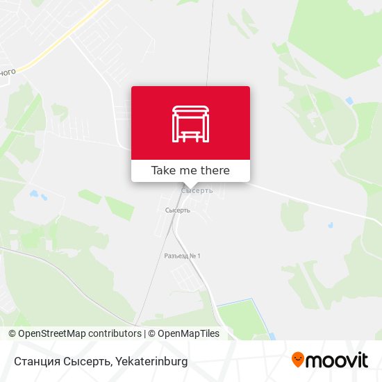 Станция Сысерть map