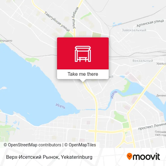 Верх-Исетский Рынок map