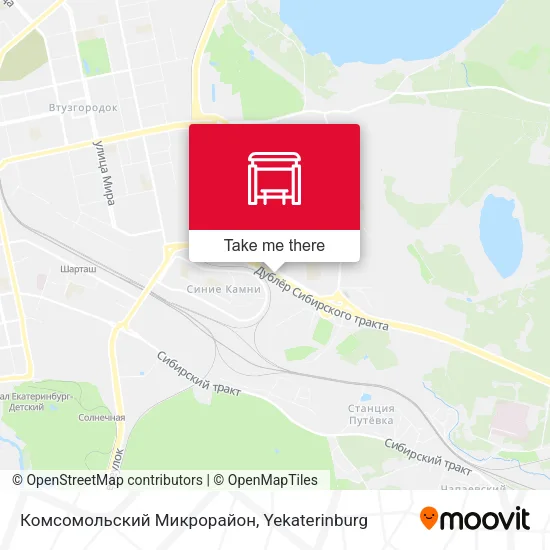 Комсомольский Микрорайон map
