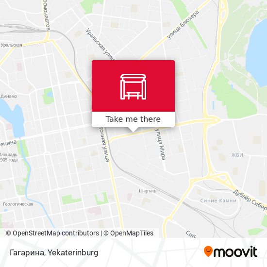 Гагарина map