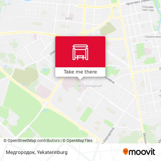 Медгородок map