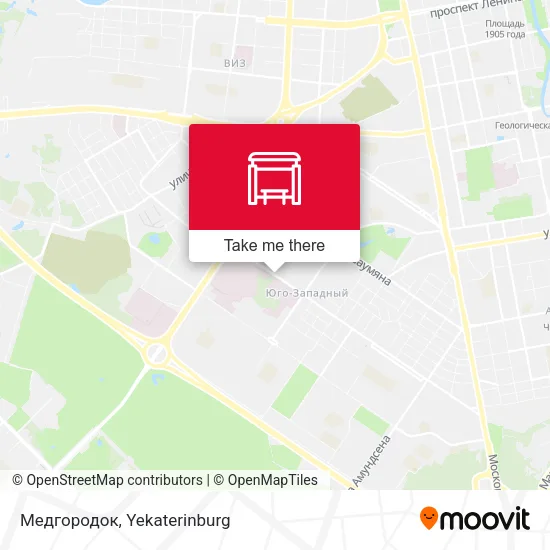 Медгородок map