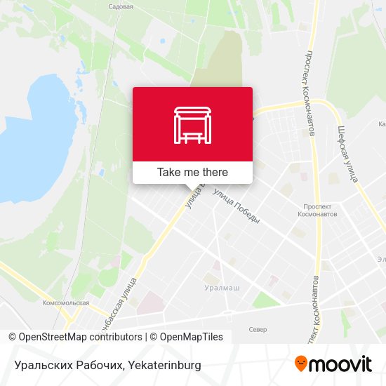 Уральских Рабочих map