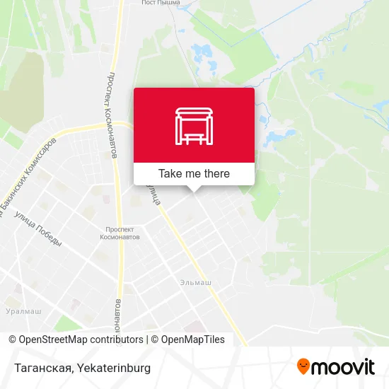 Таганская map