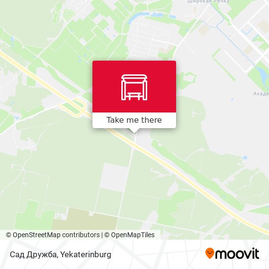 Сад Дружба map