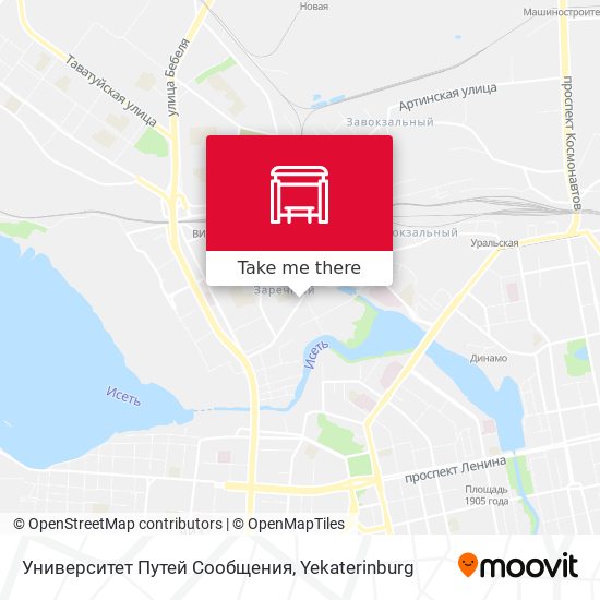 Университет Путей Сообщения map