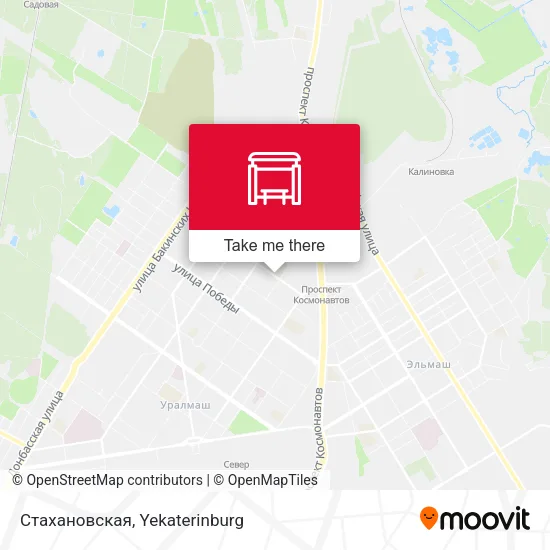 Стахановская map