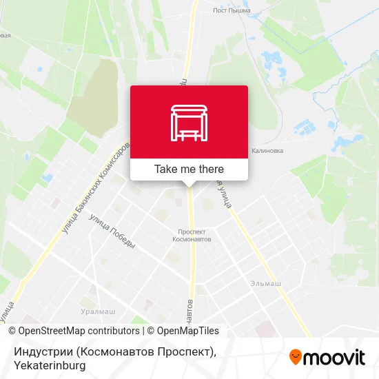Индустрии (Космонавтов Проспект) map