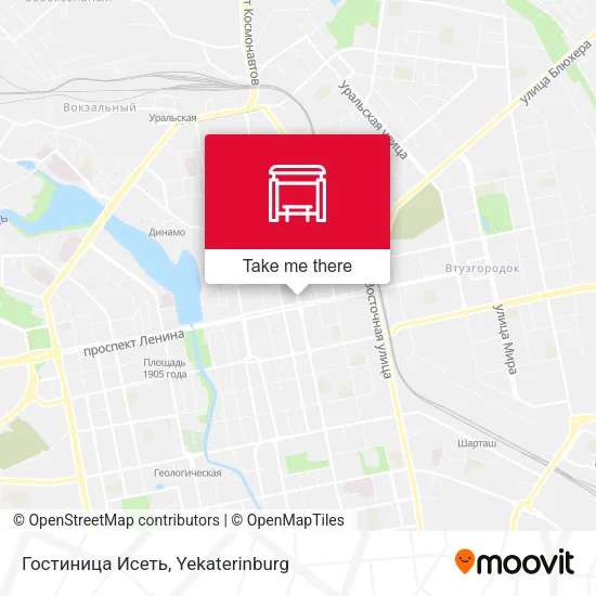 Гостиница Исеть map