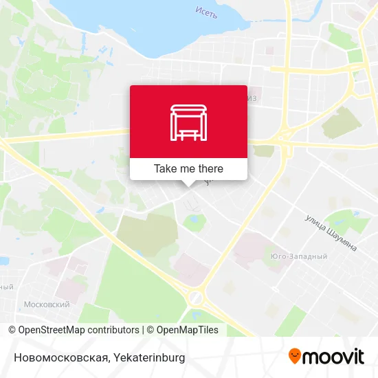 Новомосковская map