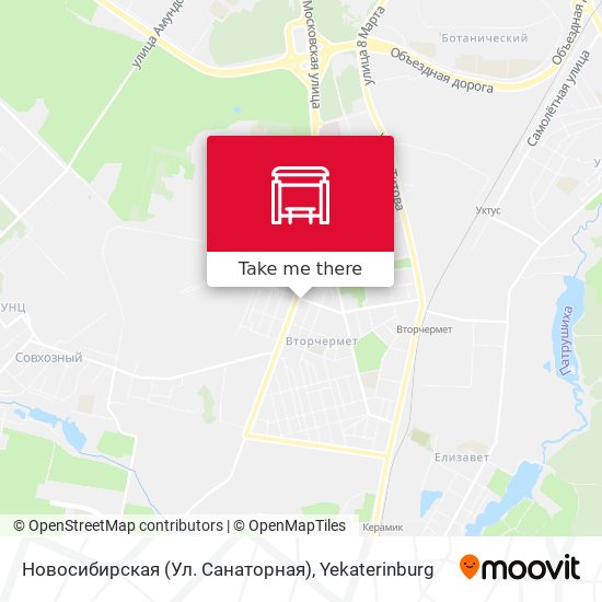 Новосибирская (Ул. Санаторная) map