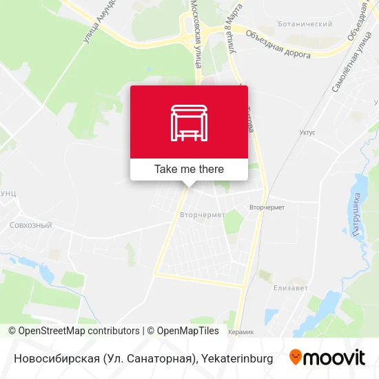 Новосибирская (Ул. Санаторная) map