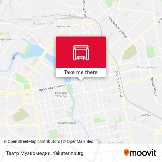 Театр Музкомедии map