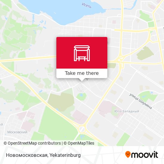 Новомосковская map