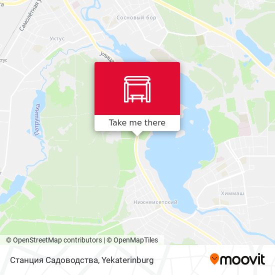 Станция Садоводства map