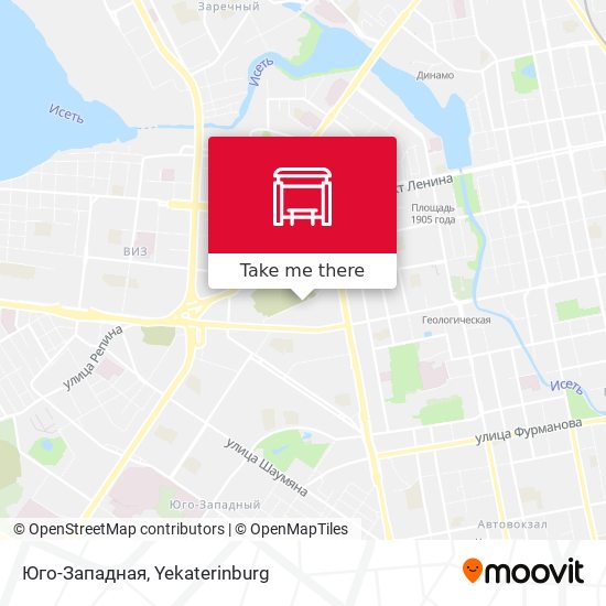 Юго-Западная map
