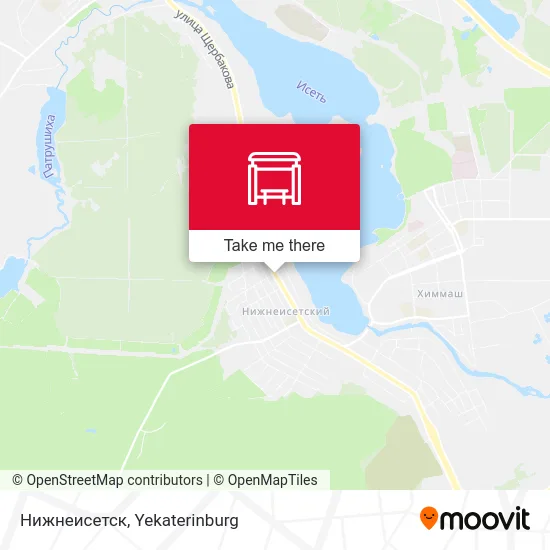 Нижнеисетск map