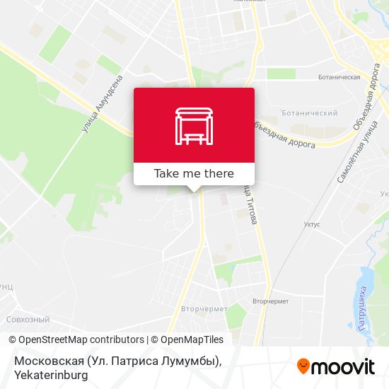 Московская (Ул. Патриса Лумумбы) map