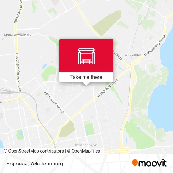 Боровая map