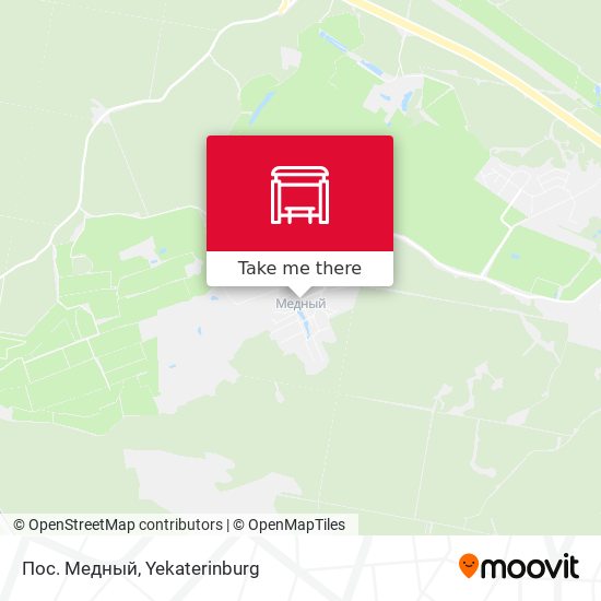 Пос. Медный map
