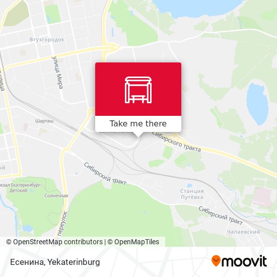Есенина map