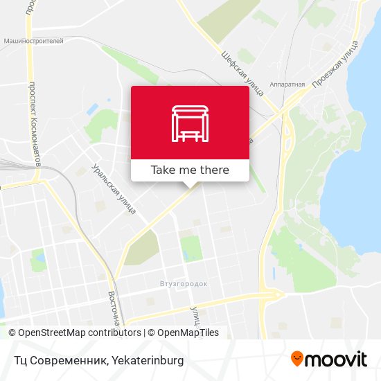 Тц Современник map