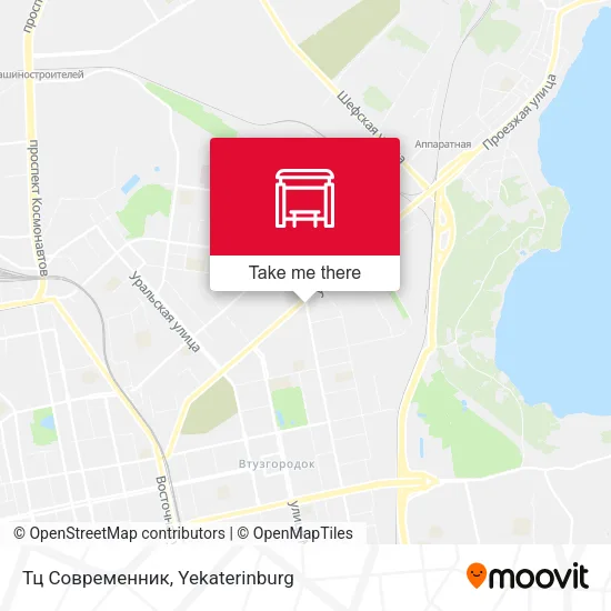 Тц Современник map