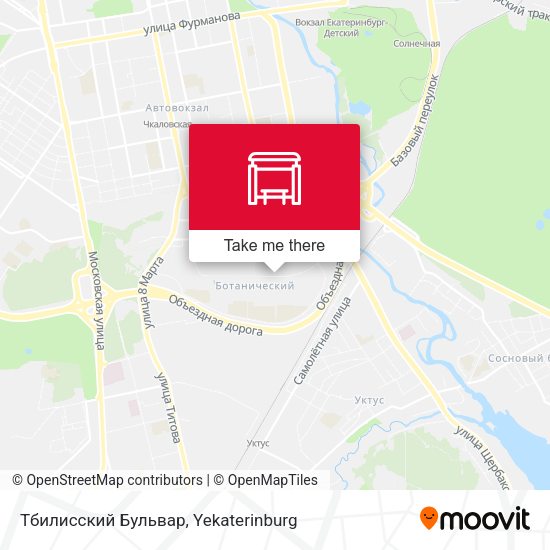 Тбилисский Бульвар map