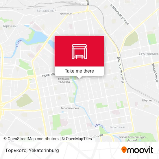 Горького map