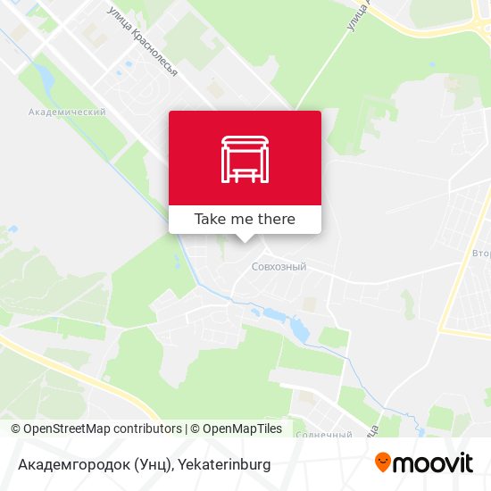 Академгородок (Унц) map